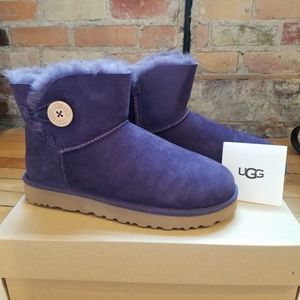 UGG Mini Bailey Button II Boot Nightshade NIB*